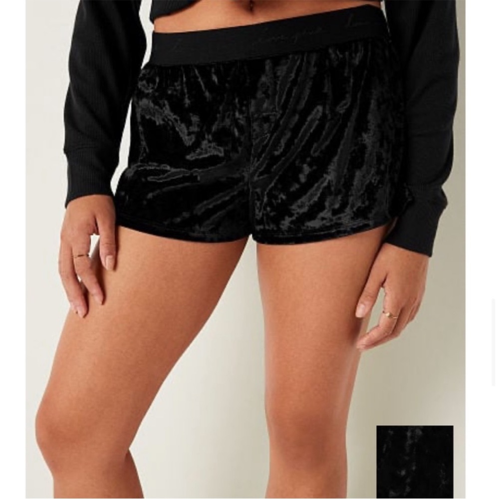VS Pink velvet lounge/sleep shorts